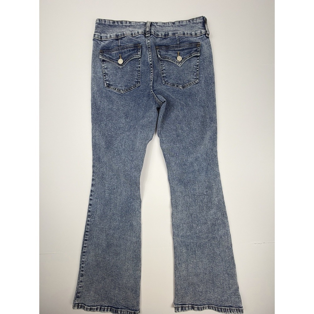 PacSun Low Rise Bootcut Jeans Womens Size 27 Stretch Medium Wash Denim - Picture 4 of 11